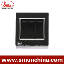 Wall Switch, A5 Series, Touch Switch, House Switch Black 3 Way